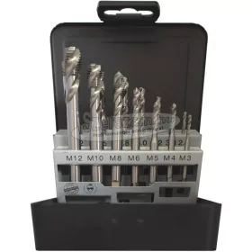 ABRABORO gépi menetfúró készlet M3-M12 HSS-G Csavart S1
