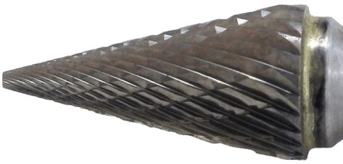 ABRABORO Keményfém turbómaró M-alak hegyes végű kúp d6mm-16mm
