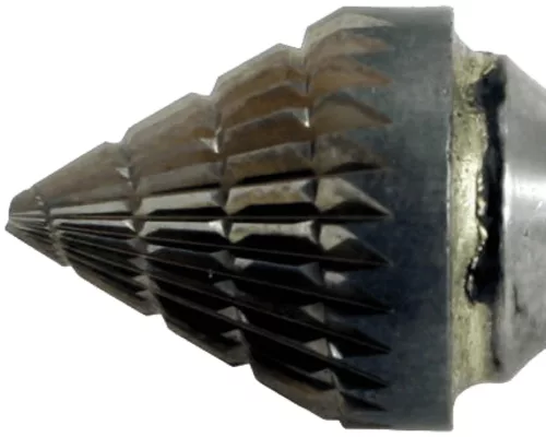 ABRABORO Keményfém turbómaró J-alak 60°-os kúpos kereszt fogazás