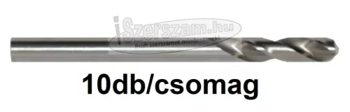 ABRABORO Fémfúró HSS-GS extra rövid hengeres szárral ø2,0-8,0mm 10db/csomag DIN1897