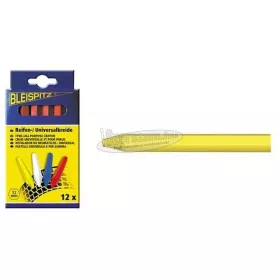 BLEISPITZ Gumijelölő kréta sárga 12db/csomag No.0297