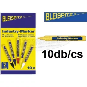 BLEISPITZ Ipari jelölőfilc festékes d4,0mm sárga 10db/cs No.0525