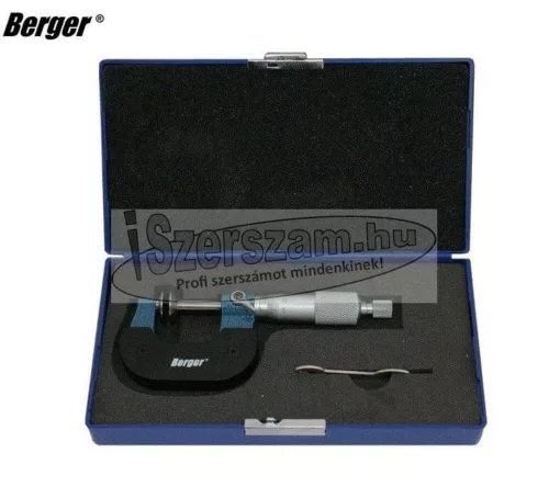 Berger Mikrométer 25-50mm/0,01mm tányéros
