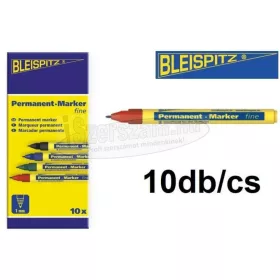 BLEISPITZ Jelölőfilc d1,0mm piros 10db/csomag No.0754