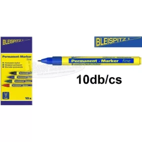 BLEISPITZ Jelölőfilc d1,0mm kék 10db/csomag No.0778