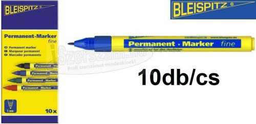BLEISPITZ Jelölőfilc d1,0mm kék 10db/csomag No.0778