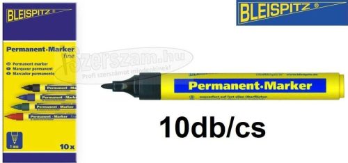 BLEISPITZ Jelölőfilc d1,0mm fekete 10db/csomag No.0679