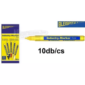 BLEISPITZ Ipari jelölőfilc d1,0-2,0mm sárga festékes 10db/cs No.0952