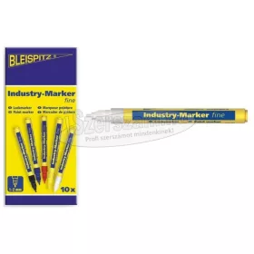 BLEISPITZ Ipari jelölőfilc d1,0-2,0mm fehér festékes 10db/cs No.0976