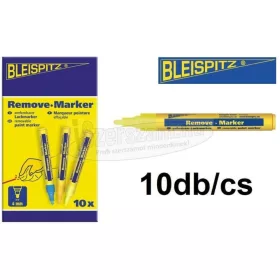 Letörölhető jelölőfilc festékes d4,0mm sárga 10db/csomag BLEISPITZ No.1065