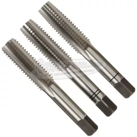 Kézi menetfúró készlet M3-M20 metrikus 3 részes HSS-G DIN352