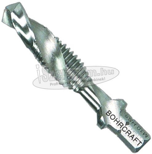 BOHRCRAFT metrikus, kombinált gépi menetfúró készlet M3-M10 HSS-G 7 részes