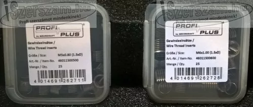 BOHRCRAFT menetjavító készlet 120 részes M5-M12