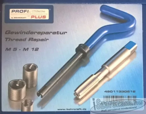 BOHRCRAFT menetjavító készlet 120 részes M5-M12