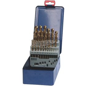 BOHRCRAFT csigafúró készlet HSS-TiN 1,0-13,0/0,5mm 25 részes