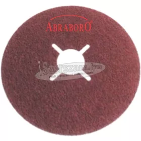 ABRABORO Fibertárcsa 115-180mm k16-k120 KFR típus alu-oxid szemcsével 25db/cs
