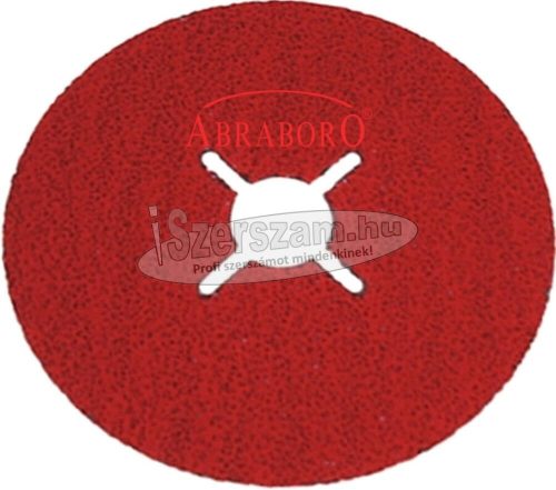 ABRABORO Fibertárcsa 125x22mm k24 CER típus kerámia szemcsével (25db/cs)