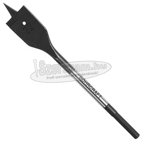 BOHRCRAFT Lapos fafúró 14x150mm x E6,3mm-1/4” hatlapolt bit befogással