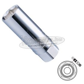 HANS 1/2˝ mágneses gyertya dugókulcsfej 16x70mm Cr-V DURA 4335M16