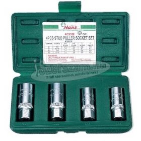 HANS 1/2˝ tőcsavarhajtó készlet 4 részes 6-12 mm 4391M