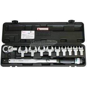 HANS nyomatékkulcs készlet 1/2˝ villáskulcs fejekkel 40-210Nm 11 részes 4673