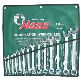 HANS csillag-villás kulcskészlet 14r. 5/16-1-1/4" 16614A"