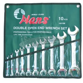   HANS villáskulcs készlet 10 részes 6-32mm 16510M Cr-V industrial