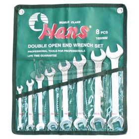   HANS villáskulcs készlet 8 részes 6-22mm 16508M Cr-V industrial