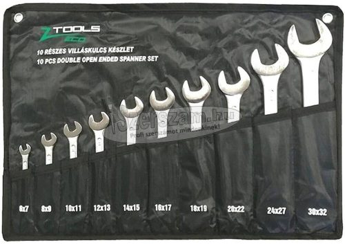 Z-TOOLS villáskulcs készlet 10 részes 6-32mm Cr-V