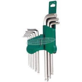 HANS gömbvégű imbuszkulcs készlet hosszú 9r. SW1,5-10 16773-29M