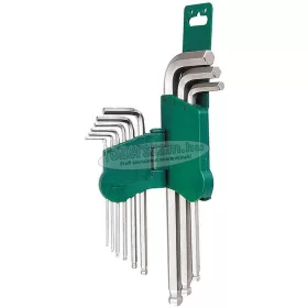 HANS gömbvégű imbuszkulcs készlet hosszú coll 9r. SW1/16˝-3/8˝ 16773-29A