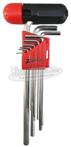 Z-TOOLS imbuszkulcs készlet 9 részes extra hosszú SW1,5-10