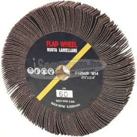   ABRABORO Lamellás csiszolókerék sarokcsiszolóhoz 125x20mm k40-k120 M14