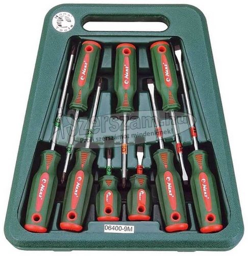 HANS csavarhúzó készlet 9 részes SL+PH+PZ 06400-9M