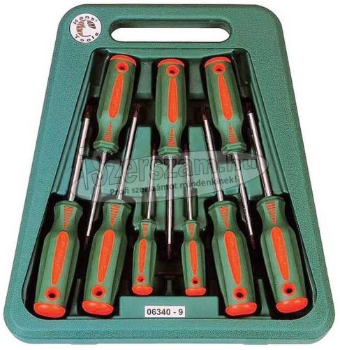 HANS csavarhúzó készlet TORX  9 részes T8-T40 06440-9T