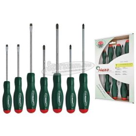 HANS csavarhúzó készlet 7 részes SL+PH+PZ 06301-7MGZ