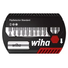   WIHA FlipSelector Standard 25 bitkészlet Lapos, Phillips, Pozidriv 14 részes 1/4" C6,3 39029