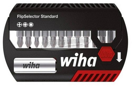 WIHA FlipSelector Standard 25 bitkészlet Phillips, Pozidriv, TORX 14 részes 1/4" C6,3 39040