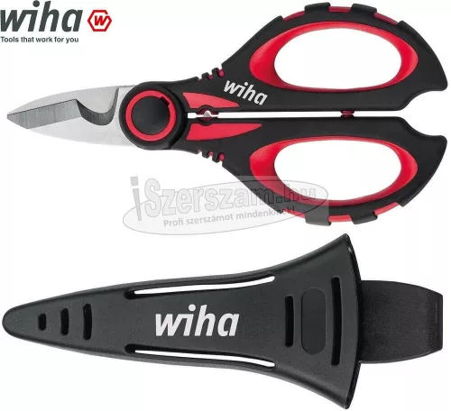 WIHA electric kábelvágó olló érvéghüvely nyomóval 41923