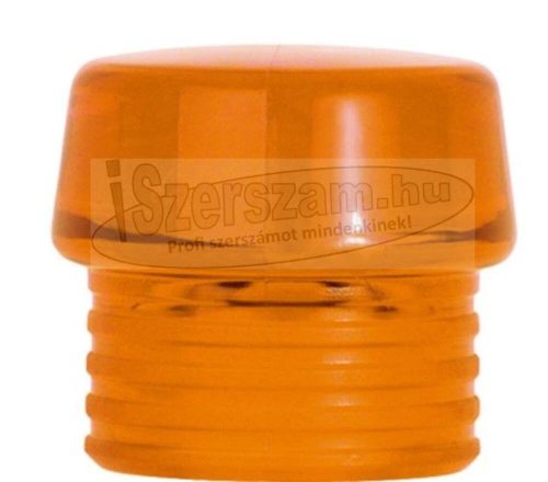 WIHA cserélhető-fejes kalapács pótfej kerek, áttetsző narancs műanyag d40mm 26616