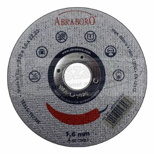 ABRABORO acél vágókorong CHILI ø115mm-400mm