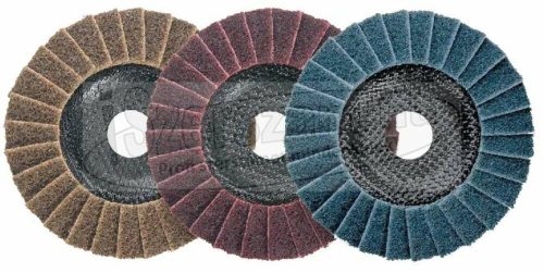 ABRABORO lamellás polírozó, csiszolótányér vlies 125x22,23mm finom szemcsével