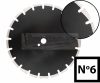 ABRABORO Aszfaltvágó gyémánttárcsa 350x3,2x25,4mm No.6