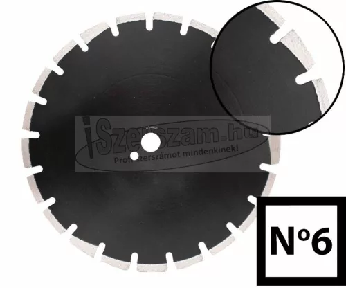 ABRABORO Aszfaltvágó gyémánttárcsa 350x3,2x25,4mm No.6
