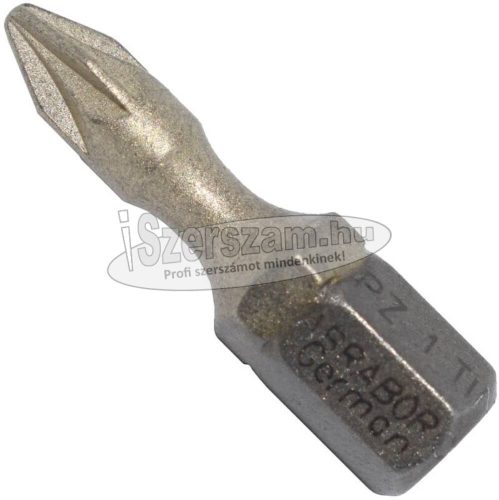 ABRABORO POZIDRIV bit PZ1-PZ3x25mm SUPRA-Titan DIN3126