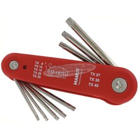 ABRABORO MAMMUT TORX készlet összecsukható 8 részes TX9-TX40