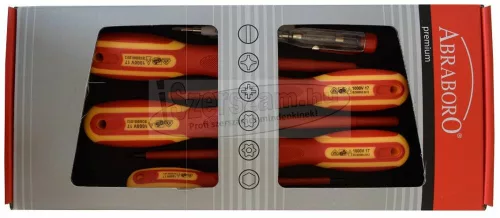 ABRABORO Csavarhúzó készlet 6 részes szigetelt VDE 1000V
