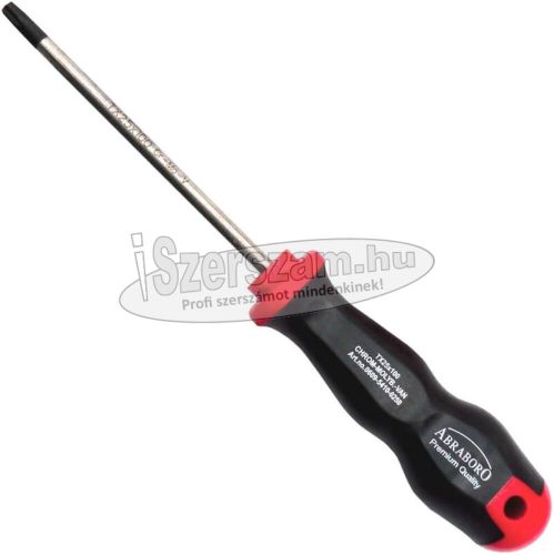 ABRABORO Torx Tamper csavarhúzó TR10x80 mm (furatos torx)