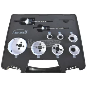 ABRABORO lyukfűrész HSS-Co 10 részes készlet (vizes)