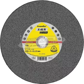   KLINGSPOR Vágókorong A 46 N SUPRA 115-230x2,5-3x22,23 mm egyenes/domború alumínium Kronenflex
